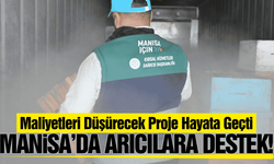 Manisa'da arıcılara destek!