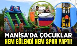 Manisa'da çocuklar geleneksel oyunlar ve sporla buluştu!