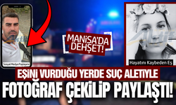 Manisa'da kadın cinayeti: Eşini öldürdü, suç aletiyle sosyal medyadan paylaşım yaptı!