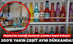 Manisa’da gazozun 200’e yakın çeşidi aynı dükkânda buluşuyor