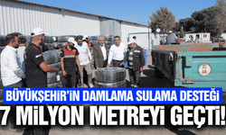 Manisa’da üreticilere damlama sulama desteği sürüyor