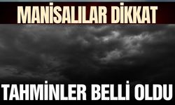 Manisa'da yağışa dikkat: Gök gürültülü sağanak geliyor