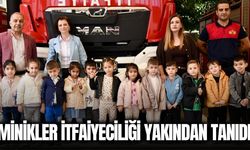 Yunusemreli miniklerden İtfaiye Haftası'nda anlamlı ziyaret!