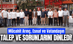 Mücahit Arınç, Manisa’da esnaf ve vatandaşlarla buluştu