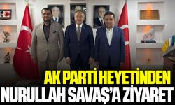AK Parti heyetinden MHP İl Başkanı Savaş’a “Hayırlı olsun” ziyareti