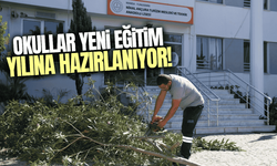 Yunusemre’de okul bahçeleri yeni döneme hazır