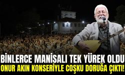 Manisa'da Onur Akın konseri heyecanı