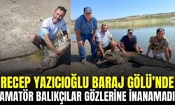 Recep Yazıcıoğlu Barajı’nda şaşırtan manzara: Tam 120 kilo