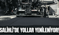 Salihli'de Çiçek Caddesi'nde yollar yenileniyor!