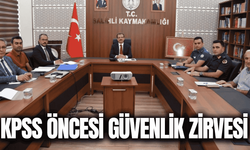 Salihli’de KPSS için güvenlik tedbirleri masaya yatırıldı