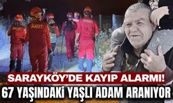 Sarayköy’de kayıp alzheimer hastası için aramalar sürüyor