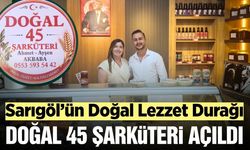 Sarıgöl’de 'Doğal 45 Şarküteri' hizmete açıldı