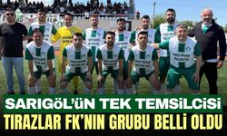 Sarıgöl'ün tek temsilcisi Tırazlar FK'nın rakipleri belli oldu!