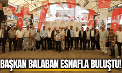 Semih Balaban, Ahilik Haftası'nda esnafla bir araya geldi!