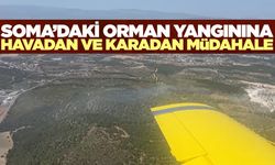 Manisa'da orman yangını: Havadan ve karadan müdahale sürüyor