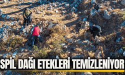 Spil Dağı eteklerinde kapsamlı temizlik çalışması