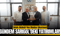 Tahsin Akdeniz'den Manisa'da proje ve yatırım trafiği!