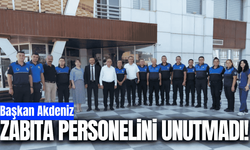 Tahsin Akdeniz'den zabıta personeline anlamlı ziyaret!