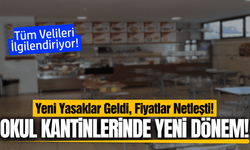 Tüm velileri ilgilendiriyor: Okul kantinlerinde yeni dönem!