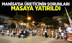Manisa'da üzüm üreticilerinin sorunları konuşuldu