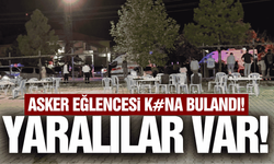 Asker eğlencesinde bıçaklı ve sopalı kavga: Yaralılar var!