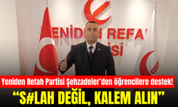 Yeniden Refah Partisi Şehzadeler’den öğrencilere kırtasiye desteği! “Silah değil, kalem alın”
