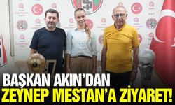 Başkan Akın Zeynep Mestan ile bir araya geldi