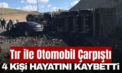 Tır ile otomobil çarpıştı: Feci kazada 4 kişi can verdi