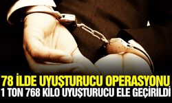 78 ilde uyuşturucu operasyonu: 1.466 Tutuklama