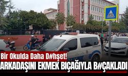 Okulda arkadaşını ekmek bıçağıyla yaraladı