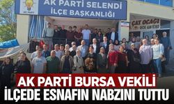 AK Parti Bursa Milletvekili Ahmet Kılıç, Manisa'da esnafı ziyaret etti