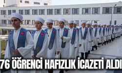 Akhisar’da 76 öğrenci hafızlık icazeti aldı