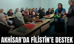 Akhisar’dan Filistin’e anlamlı destek: El emeği ürünler dayanışmaya dönüştü