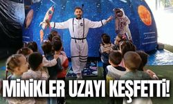Akhisar'da minikler uzayı keşfetti!