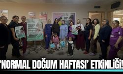 Alaşehir’de normal doğuma dikkat çekildi