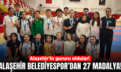 Alaşehir Belediyespor’dan 27 madalyalık başarı!