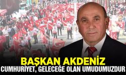 Başkan Akdeniz'den 29 Ekim mesajı