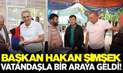 Şehzadeler'de "Saha" mesaisi: Başkan Şimşek vatandaşlarla buluştu