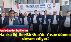 Eğitim-Bir-Sen Manisa’da Ahmet Yasav yeniden başkan seçildi