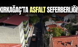 Büyükşehir’den Kırkağaç’a 4 bin tonluk asfalt hamlesi!