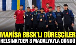 Manisa Büyükşehir Belediyesporlu güreşçilerden Helsinki'de madalya yağmuru!