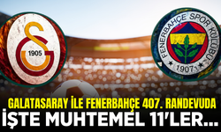 Galatasaray-Fenerbahçe muhtemel 11'ler