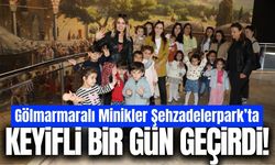 Gölmarmaralı minikler Şehzadelerpark’ta doyasıya eğlendi