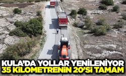 İlçede 35 kilometrelik yolda asfalt çalışması: Büyük kısmı tamamlandı