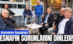 Kaymakam Kapankaya Turgutlu esnafını dinledi