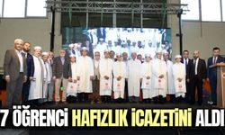 Kırkağaç’ta 7 hafız için icazet merasimi düzenlendi