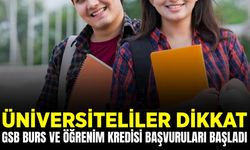 KYK burs ve kredi başvuruları başladı