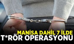 Manisa'da terör operasyonu: Çok sayıda kişi yakalandı
