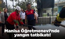 Manisa Öğretmenevi’nde yangın ve tahliye tatbikatı
