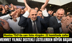 Manisa TSO’da sandıklar sarıya boyandı: 23 komitenin 22’si Yılmaz’ın